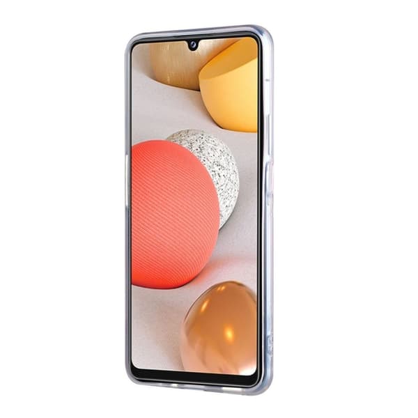 Marble Samsung Galaxy A42 5G Etui - Grey Tribal Marmor Silver grey