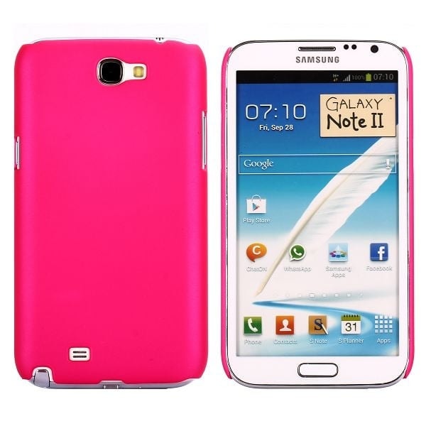 Hard Shell (Kuuma Pinkki) Samsung Galaxy Note 2 Suojakuori Pink