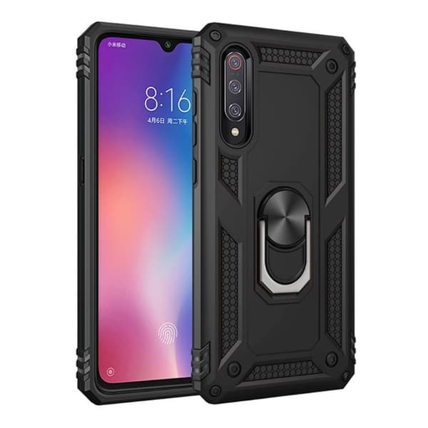 Bofink Combat Xiaomi Mi 9 deksel - Svart Black