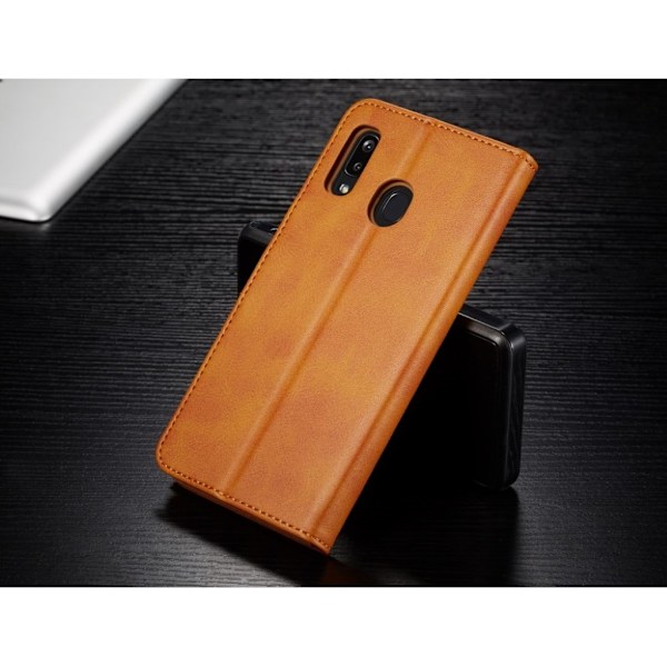 LC.Imeeke läder Samsung Galaxy A40 fodral - Brun Brun