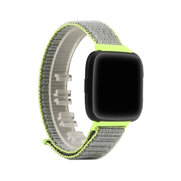 Fitbit Versa klockarmband nylon träningsklocka - Grön Grön