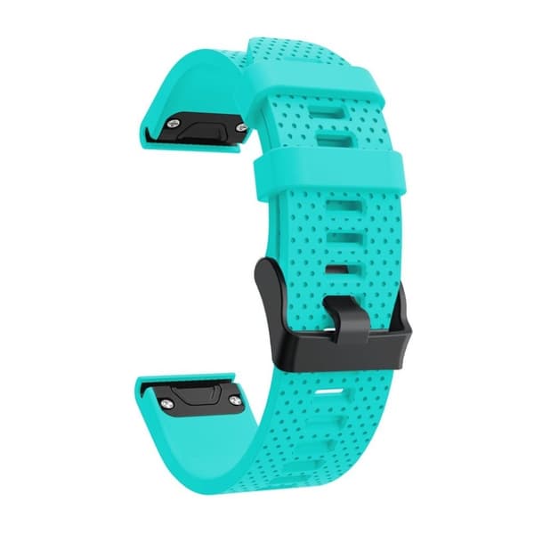 Garmin Fenix 5S Plus snyggt klockarmband i silikon - Grön Grön