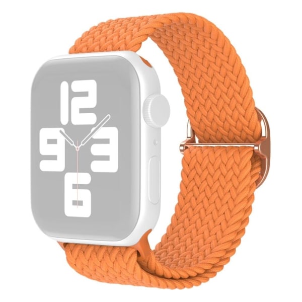 Apple Watch (45mm) nylonkellohihna - Kirkkaan Oranssi Orange