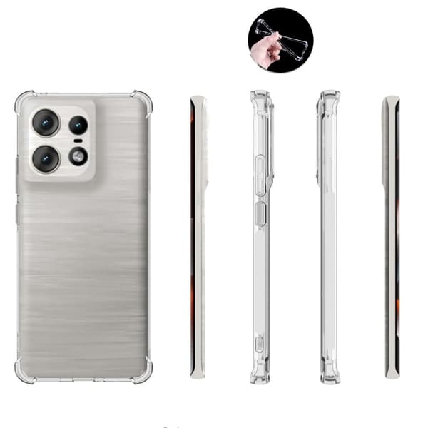 Lux-Case Airbag Motorola Edge 50 Pro cover Transparent