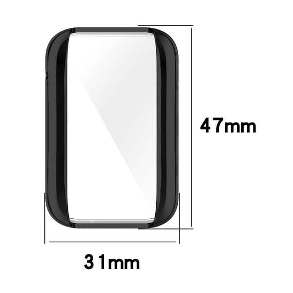 Xiaomi Mi Band 7 Pro galvanoitu kansi - Musta Black
