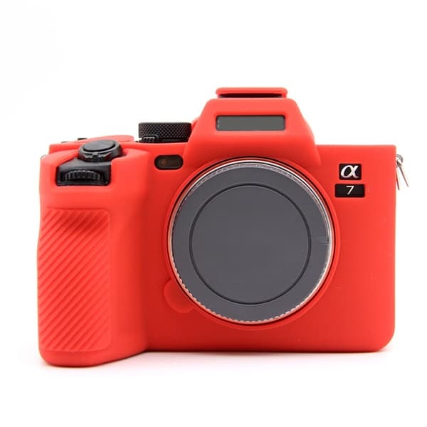 Silikonskydd för Sony A7 IV - Röd Röd