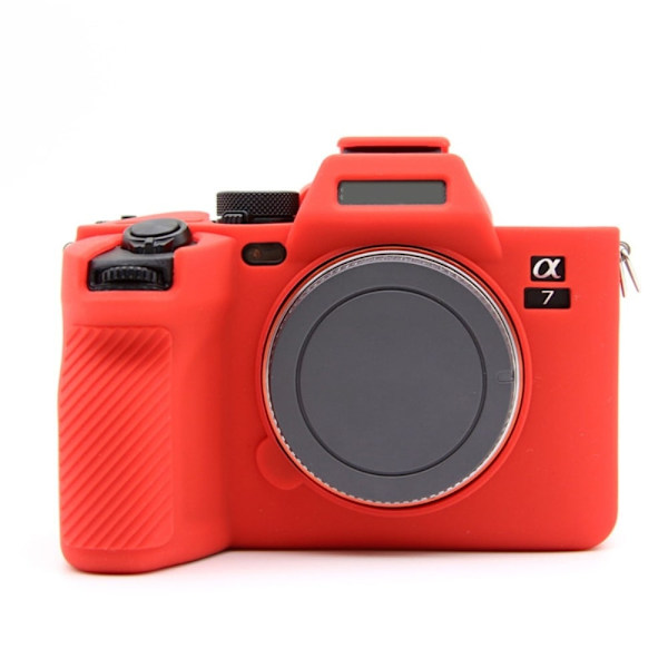 Sony A7 IV silikondeksel - Rød Red