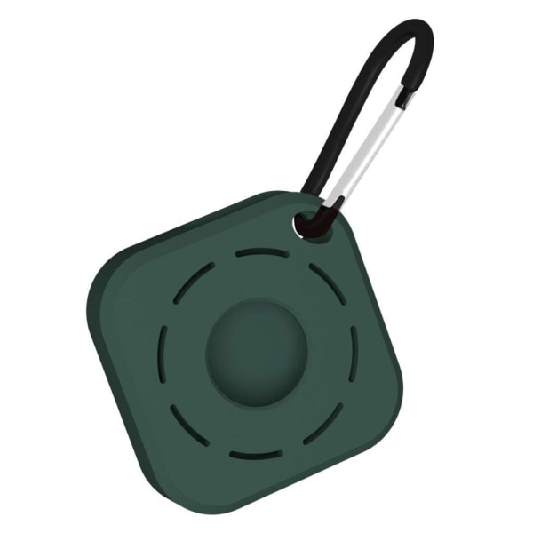 AirTags square silicone cover - Army Green Grön