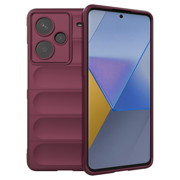 Blødt grebsformet cover til Xiaomi Redmi Note 13 Pro - Rød Red