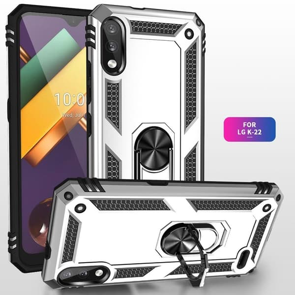 Bofink Combat LG K22 skal - Silver/Grå Silvergrå