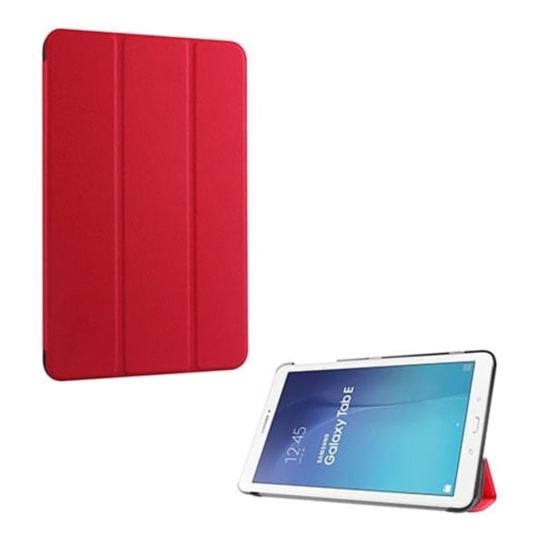 Gaarder Lines Samsung Galaxy Tab E 9.6 Läderfodral med Stativ - Röd Röd