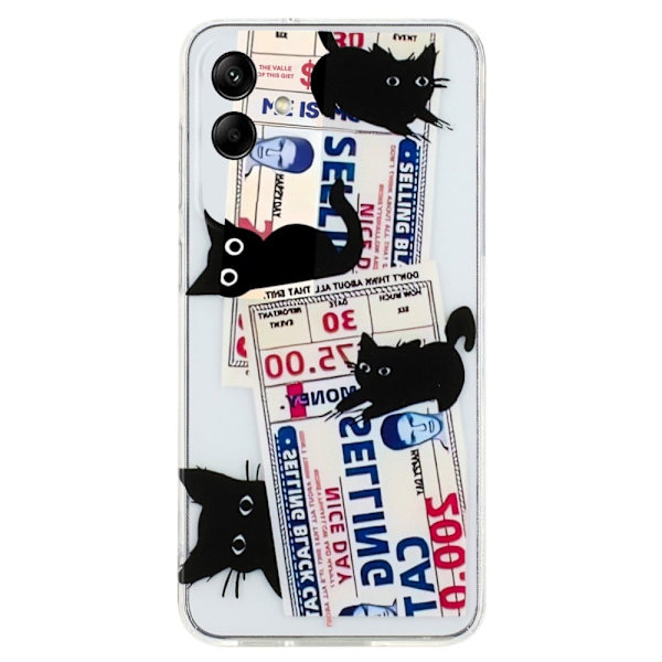 Deco Samsung Galaxy A05 cover - Sort Kat Black