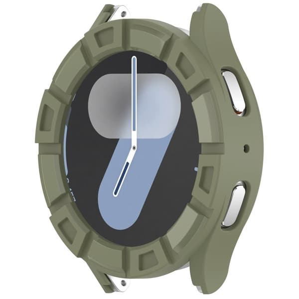 Samsung Galaxy Watch7 40mm Watch Case Hollow Armor Soft Flexible Watch Frame - Vihreä Green