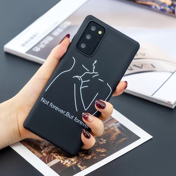 Imagine Samsung Galaxy Note 20 Etui - Not Forever, But Forever Black
