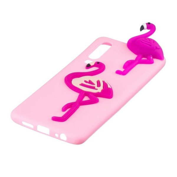 Cute 3D Samsung Galaxy A70 cover - Flamingo Pink