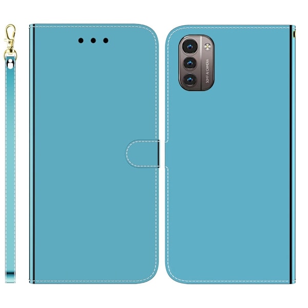 Mirror Nokia G11 / Nokia G21 flip case - Sininen Blue