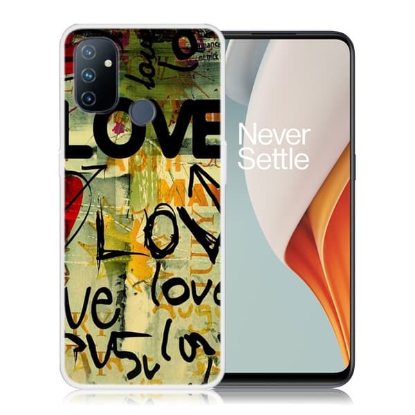 Deco OnePlus Nord N100 skal - Kärlek Gul