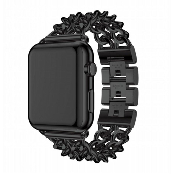 Apple Watch Series 6 / 5 40mm rustfrit stål rem - sort Black