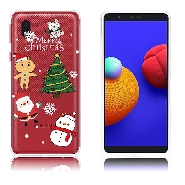 Jul Samsung Galaxy A01 Core-etui - Gledelig Jul Red