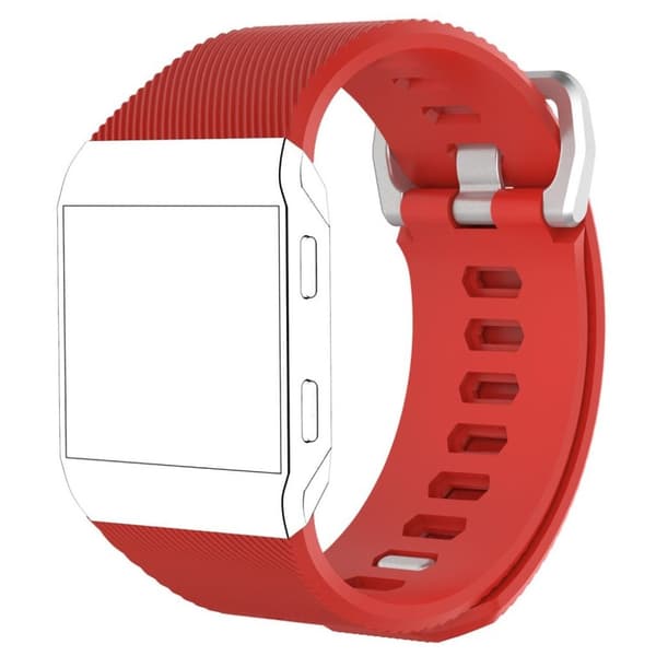 Fitbit Ionic twill silikon watch band - Red - Størrelse S Red