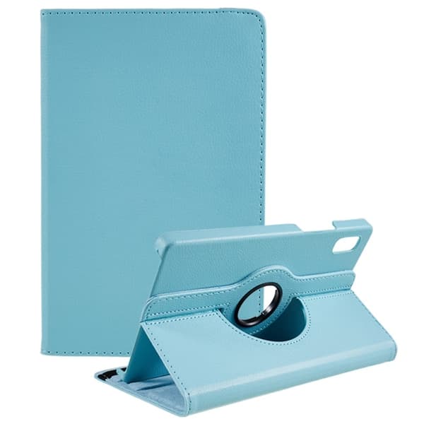 Lenovo Tab M9 enkelt lærveske med elastisk bånd - Babyblå Blue