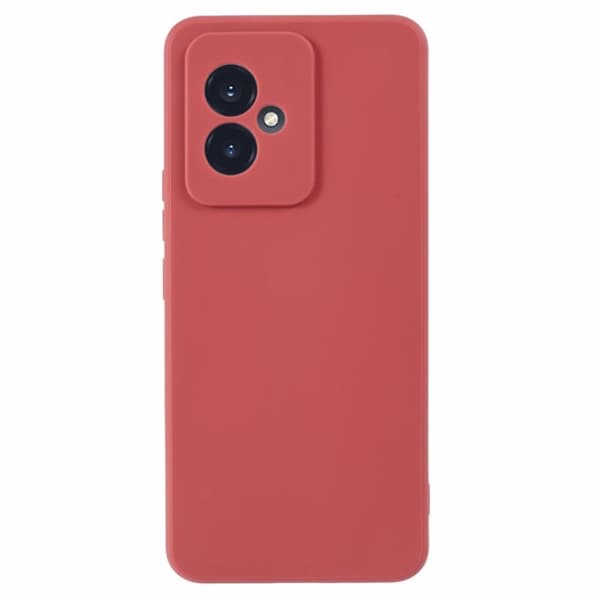 Mikrofiberforet blødt gummi Honor 100 cover - Rød Red