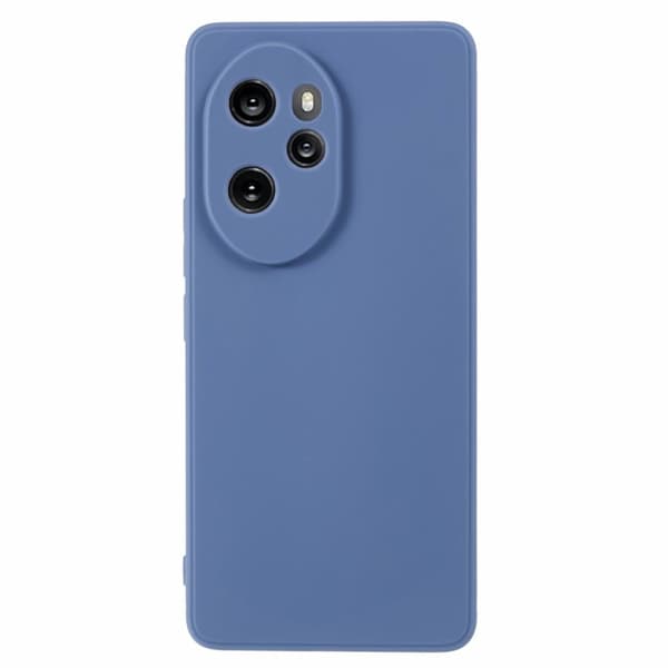 Mikrofiberforet blødt gummi Honor 100 Pro cover - Lavendelgrå Silver grey