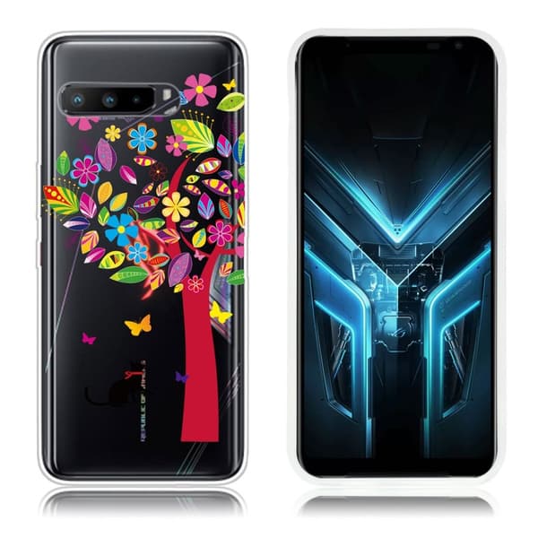Deco Asus ROG Phone 3 Etui - Fargerik Tre Multicolor