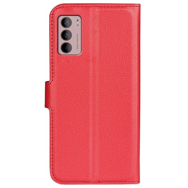 Klassisk Motorola Moto G42 Flip Etui - Rød Red