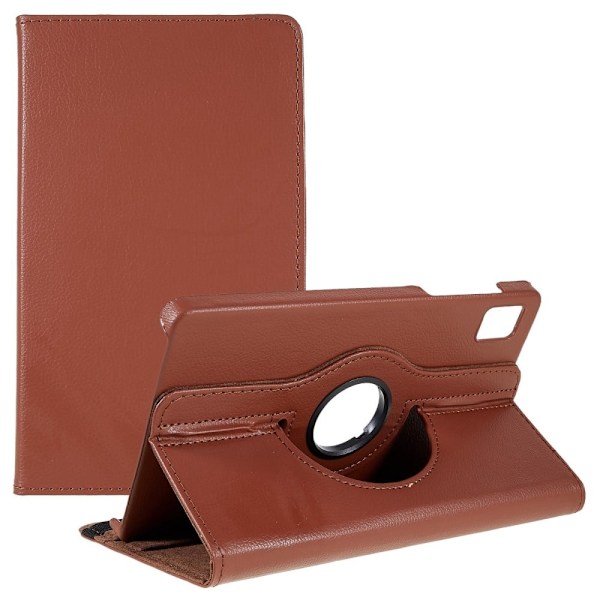 Realme Pad Mini simpelt læderetui - Brun Brown