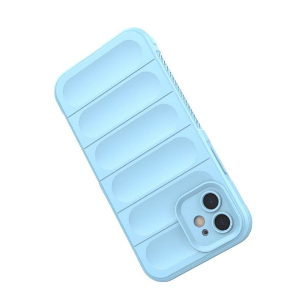 iPhone 12 6,1 tommer Drop Protection Rugged Back Shell Flexible Phone Protector Case - Hvid White