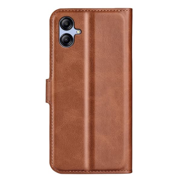 Lompakko Nahkakotelo For Samsung Galaxy A04e - Vaalean Ruskea Brown