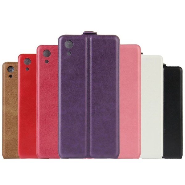 Sony Xperia XA1 smart og beskyttende læder-etui - Lyserød Pink