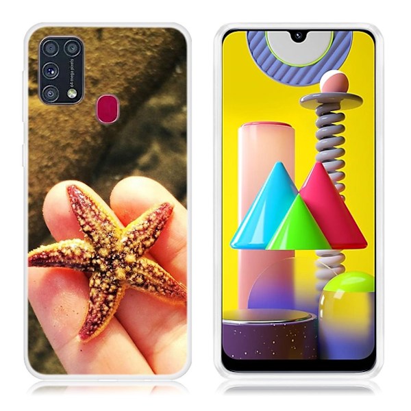 Deco Samsung Galaxy M31 skal - Sjöstjärna multifärg