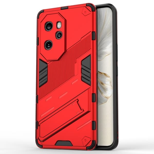 Iskunkestävä hybridisuoja modernilla kosketuksella Honor 100 Pro - Punainen Red