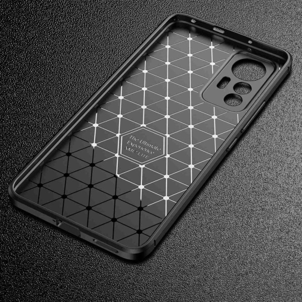 Carbon Shield Xiaomi 12 Lite skal - Blå Blå