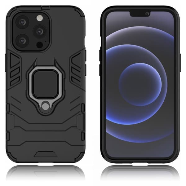 Ring Guard-etui - iPhone 13 Pro - Svart Black