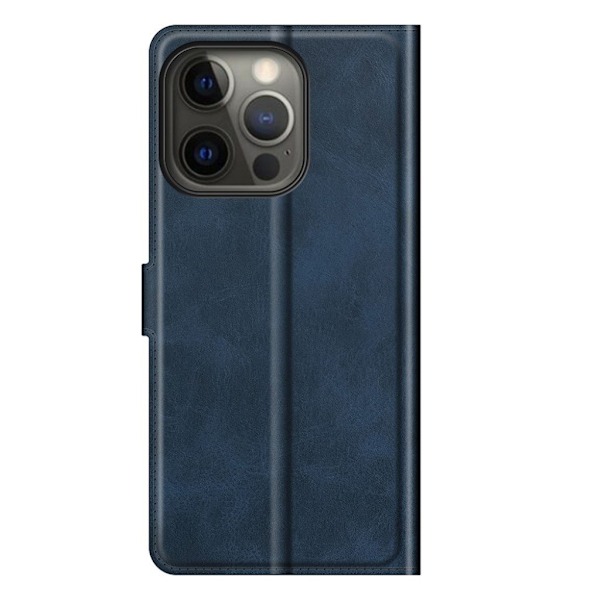 iPhone 13 Pro læderetui med pung - Blå Blue