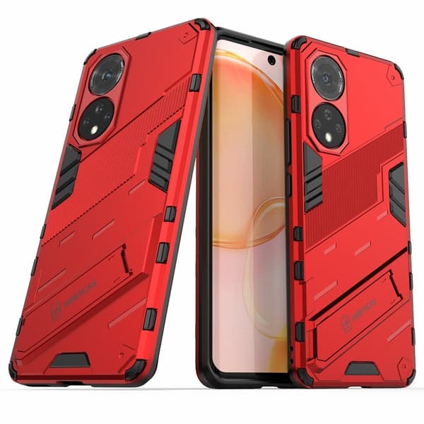 Stöttåligt Honor 50 hybridskal - Röd Röd