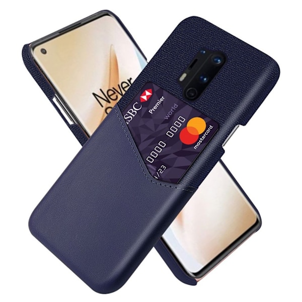 Bofink OnePlus 8 Pro skal med korthållare - Blå Blå