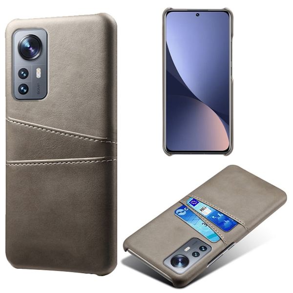 Dual Card Suojakotelo Xiaomi 12 Pro - Harmaa Silver grey