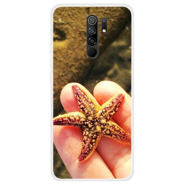 Deco Xiaomi Redmi 9 Etui - Sjøsterne Multicolor