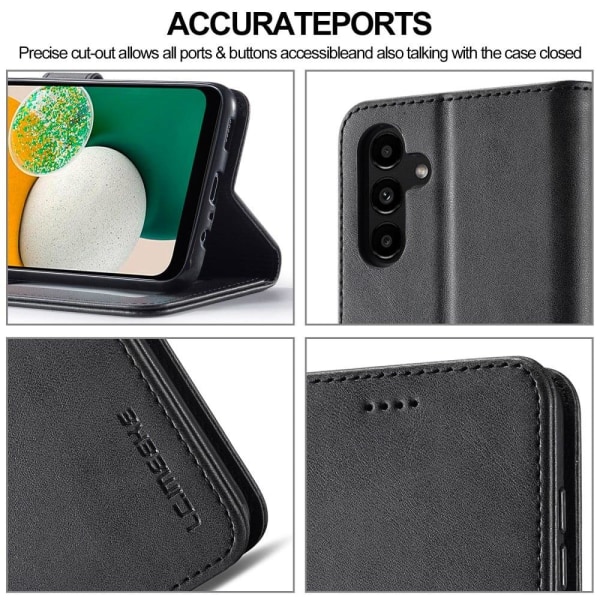 LC.IMEEKE Samsung Galaxy A13 5G flip etui - Sort Black