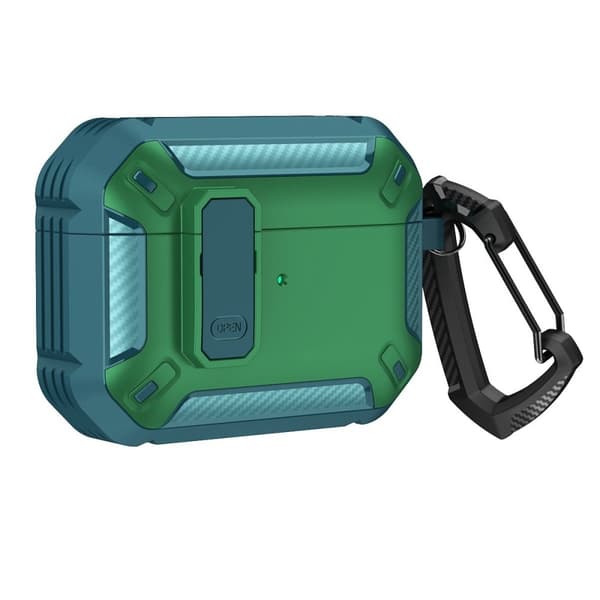 AirPods Pro 2 -suojakotelo karabiinilla - Vihreä Green
