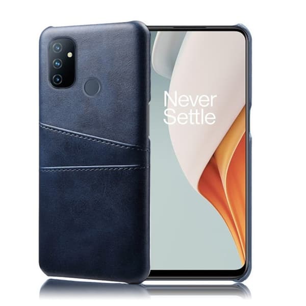 OnePlus Nord N100 skal med korthållare - Blå Blå