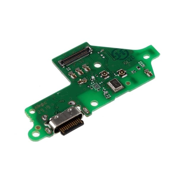 Motorola One Vision fleksibel kabel for ladeport Silver grey