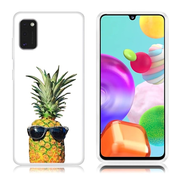 Deco Samsung Galaxy A41 Etui - Ananas Multicolor