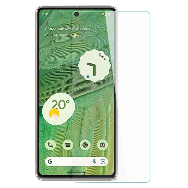 AMORUS skærmbeskytter af hærdet glas med buet kant til Google Pixel 7 Transparent