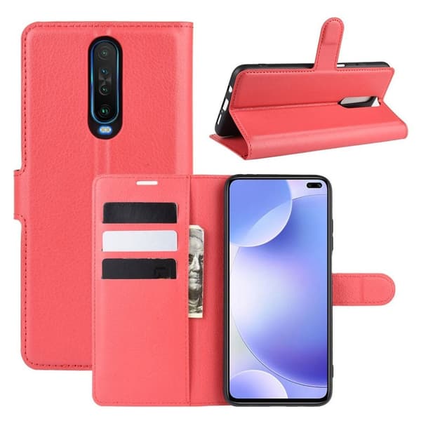 Classic Xiaomi Redmi K30 fodral - Röd Röd