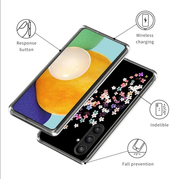 Deco Samsung Galaxy A34 5G kotelot - Kukka Multicolor